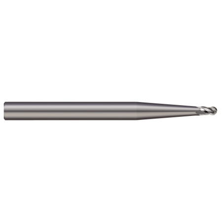 MICRO 100 Carbide End Mill, Dia 1.5mm, Cut L 2.3mm BMSM-015-2